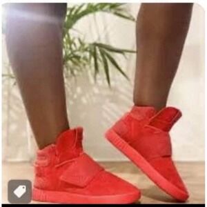 NIB y2k adidas Tubular Invader Triple Red - Size Men 5.5 / Women 38 deadstock